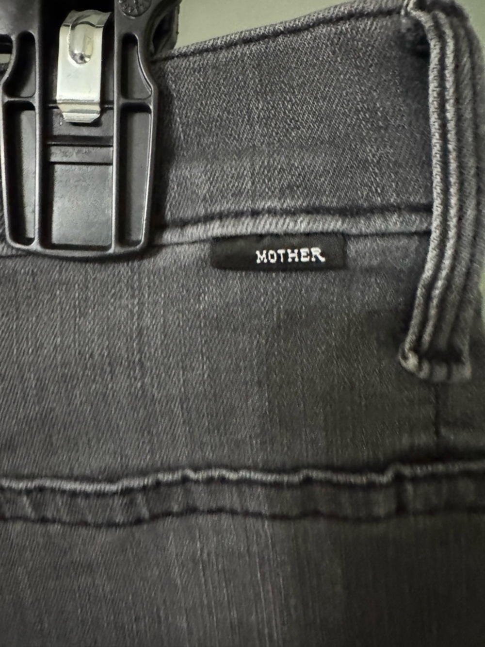 Mother The Wrapper Patch Springy High Rise Jogger Jeans Size 32 - Picture 8 of 11